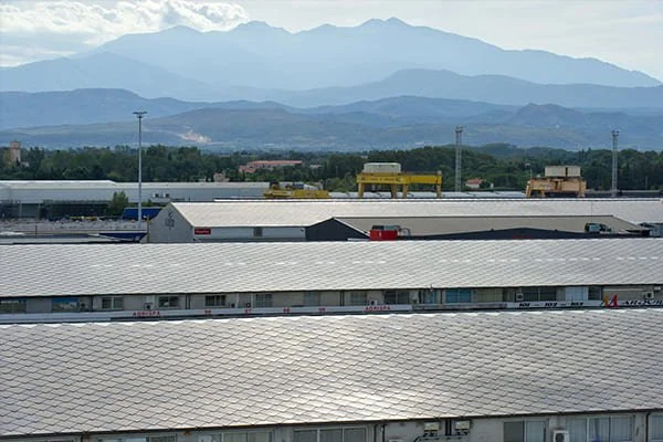 SunStyle | Solarziegel-Solardach-Solarpanel-photovoltaikanlage-Solarenergieerzeugung in Saint Charles International, Perpignan, Frankreich
