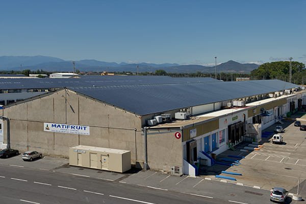 70 000 M2 de toit photovoltaique à Perpignan, Saint Charles International