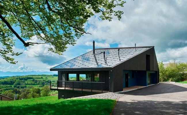 Maison familiale à énergie propre, St Georges, Suisse