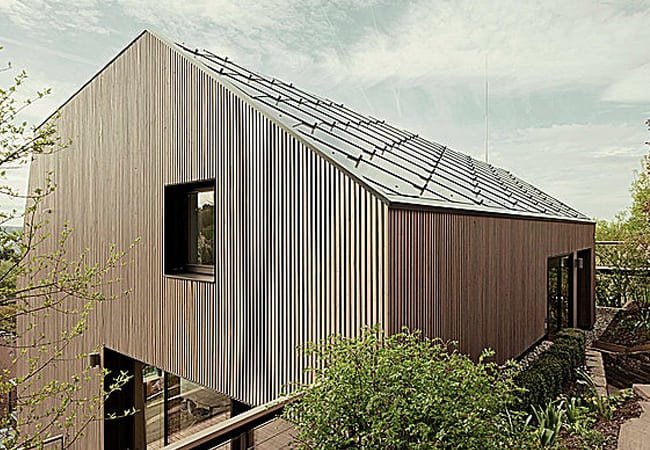 Le toit solaire primé de la résidence Haus B en Allemagne