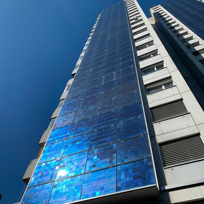 Original Building Integrated Photovoltaics (BIPV) from the early 1990s