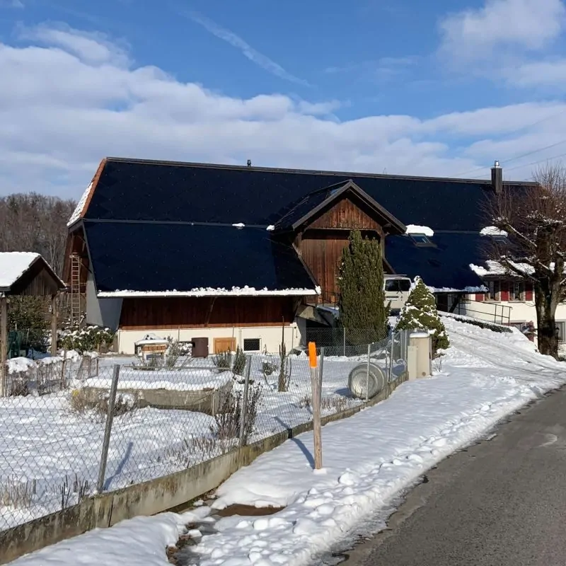 efficiency of a solar installation under snow / efficiency of a photovoltaic system / SunStyle