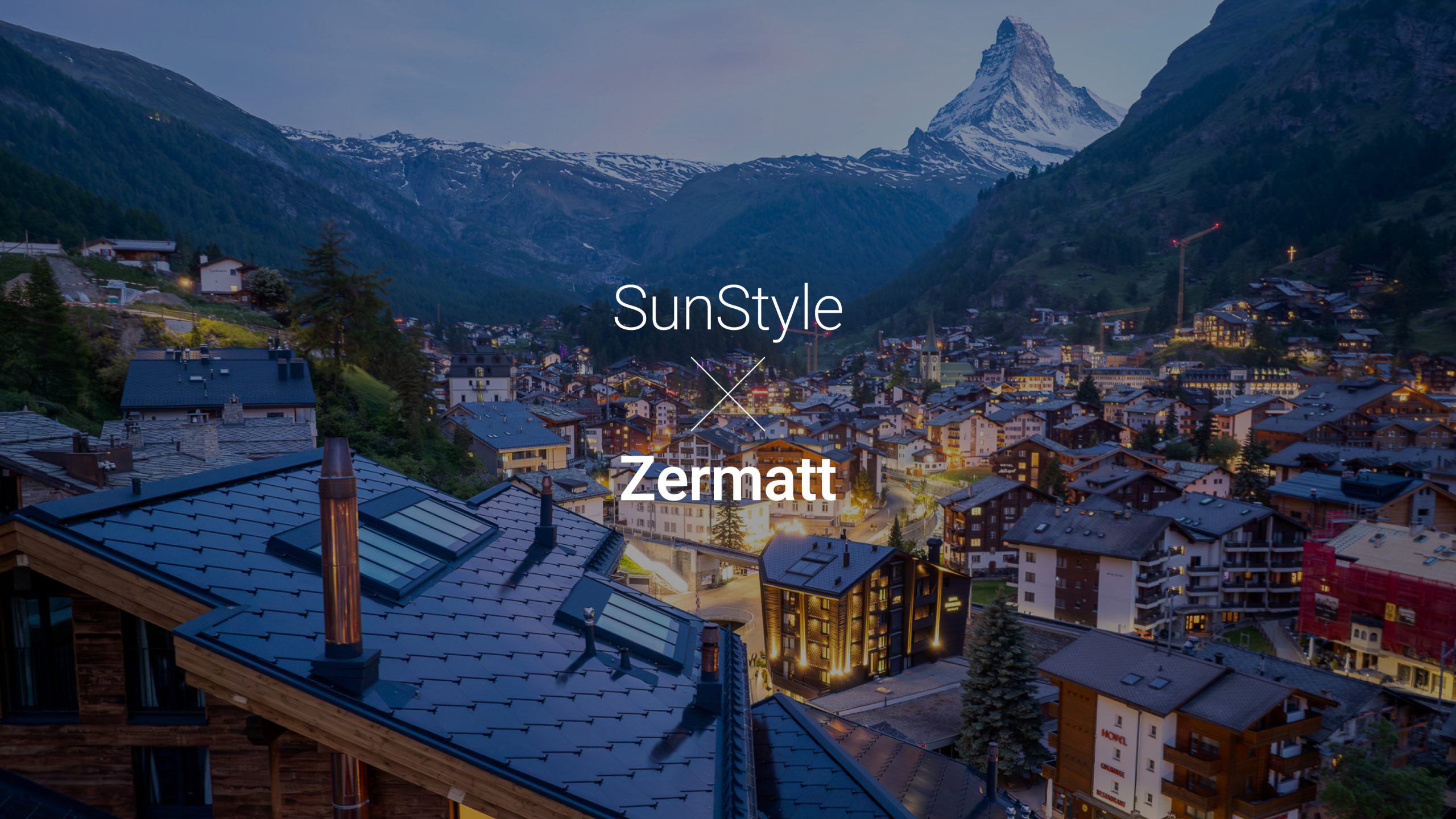 Solar Roofs in Zermatt & Sustainable Alpine Energy - SunStyle